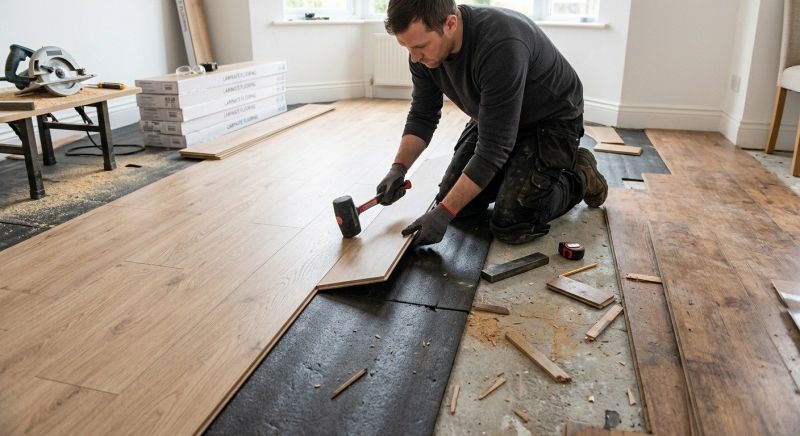 Laminate Floor Installation in Howard County, MD