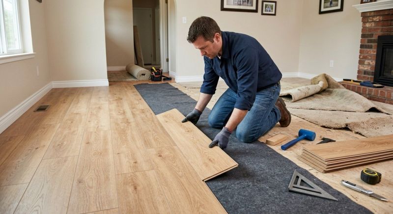 Laminate Floor Remodeling in Silver Spring, MD