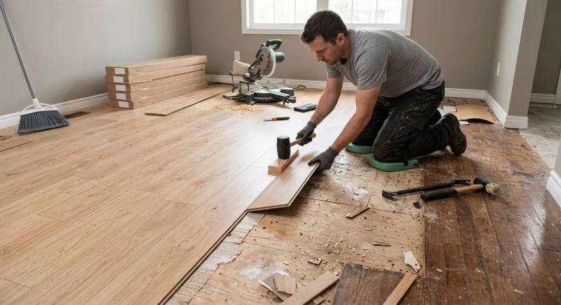 Laminate Floor Replacement in Arlington County, VA