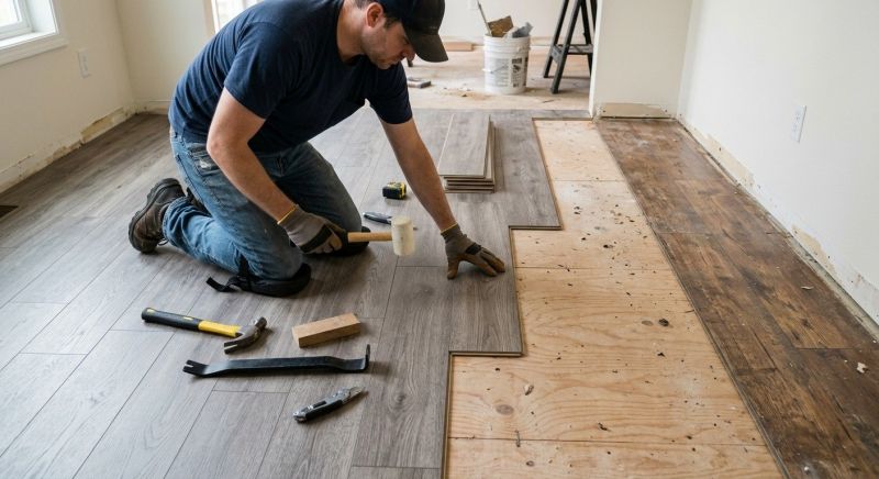 Laminate Floor Replacement in Catonsville, MD