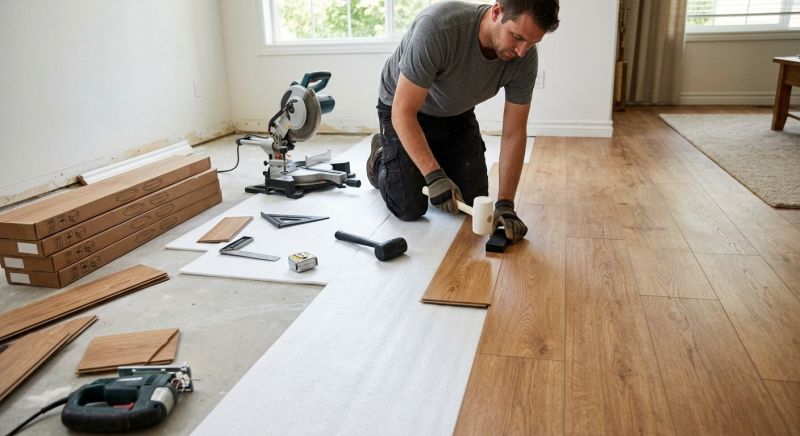 Laminate Floor Replacement in Columbia, MD