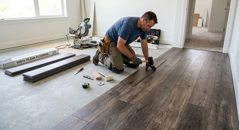 Linoleum Floor Installation in Bowie, MD