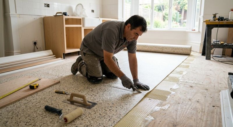 Linoleum Floor Installation in Fairfax, VA