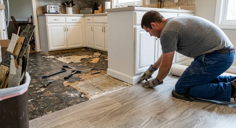 Linoleum Floor Installation in Great Falls, VA