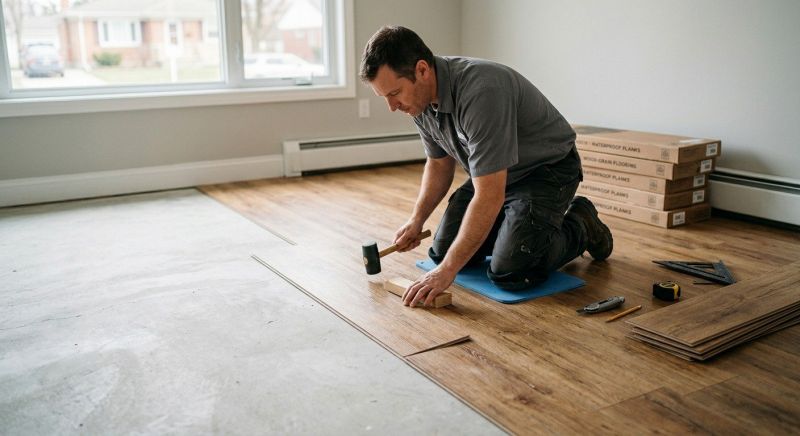 Linoleum Floor Installation in Montgomery County, MD