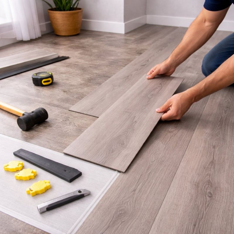 Luxury Vinyl Tile Installation in Brookeville, MD