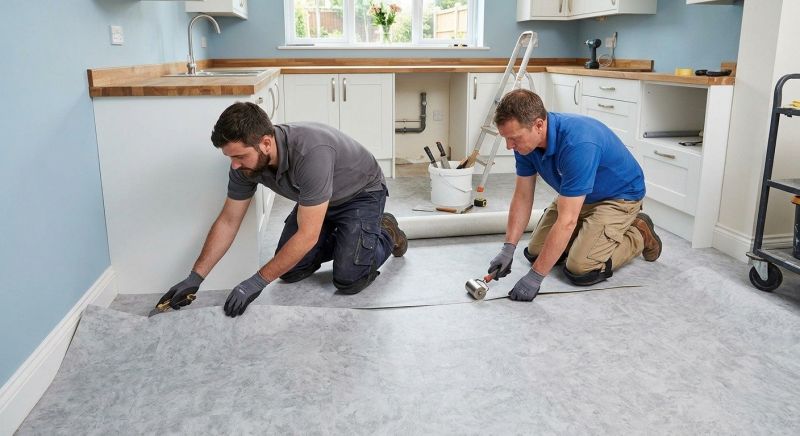 Sheet Linoleum Installation in Silver Spring, MD