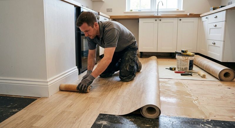 Sheet Linoleum Installation in Oxon Hill, MD