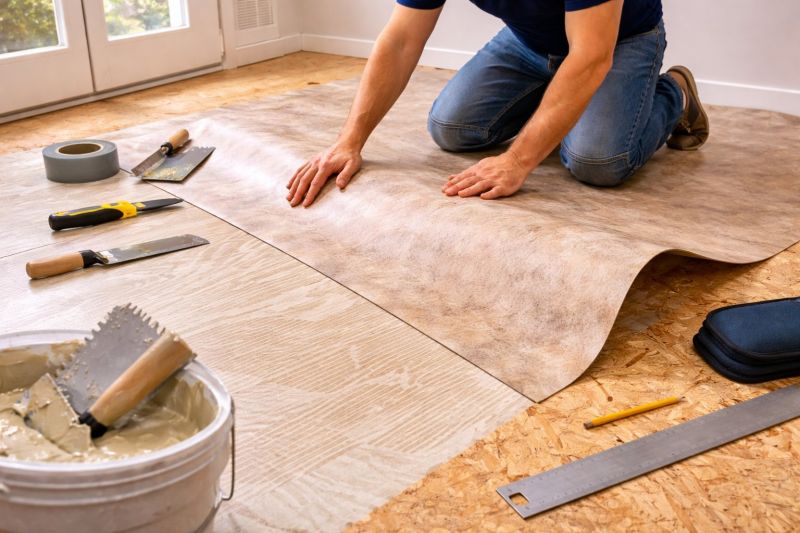 Sheet Vinyl Installation in Ashburn, VA
