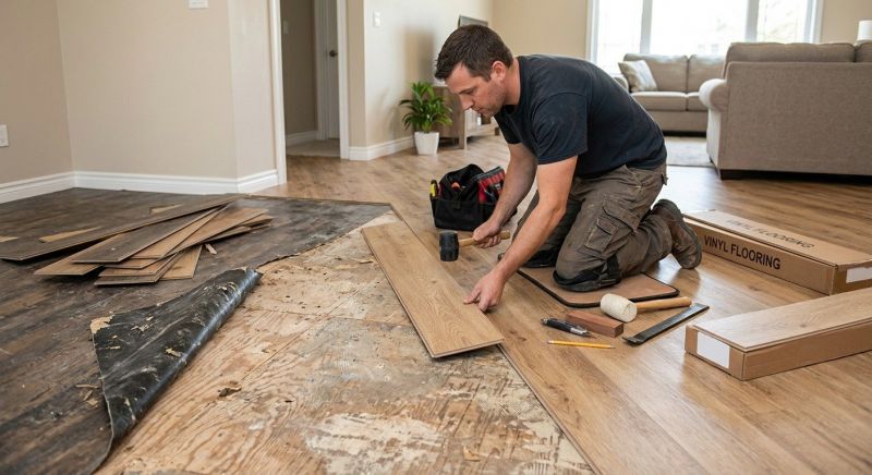 Vinyl Flooring Installation in Glen Burnie, MD