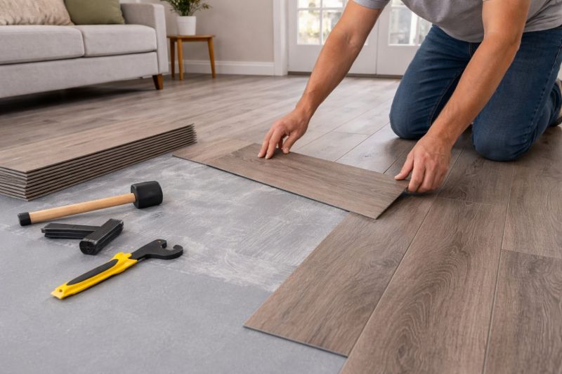 Vinyl Plank Floor Installation in Silver Spring, MD