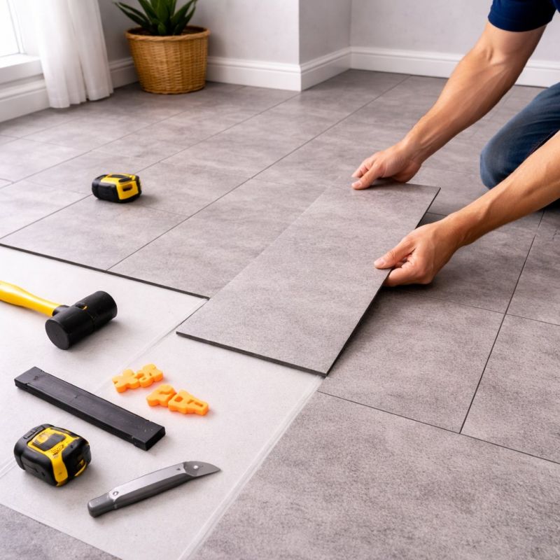 Vinyl Tile Installation in Silver Spring, MD